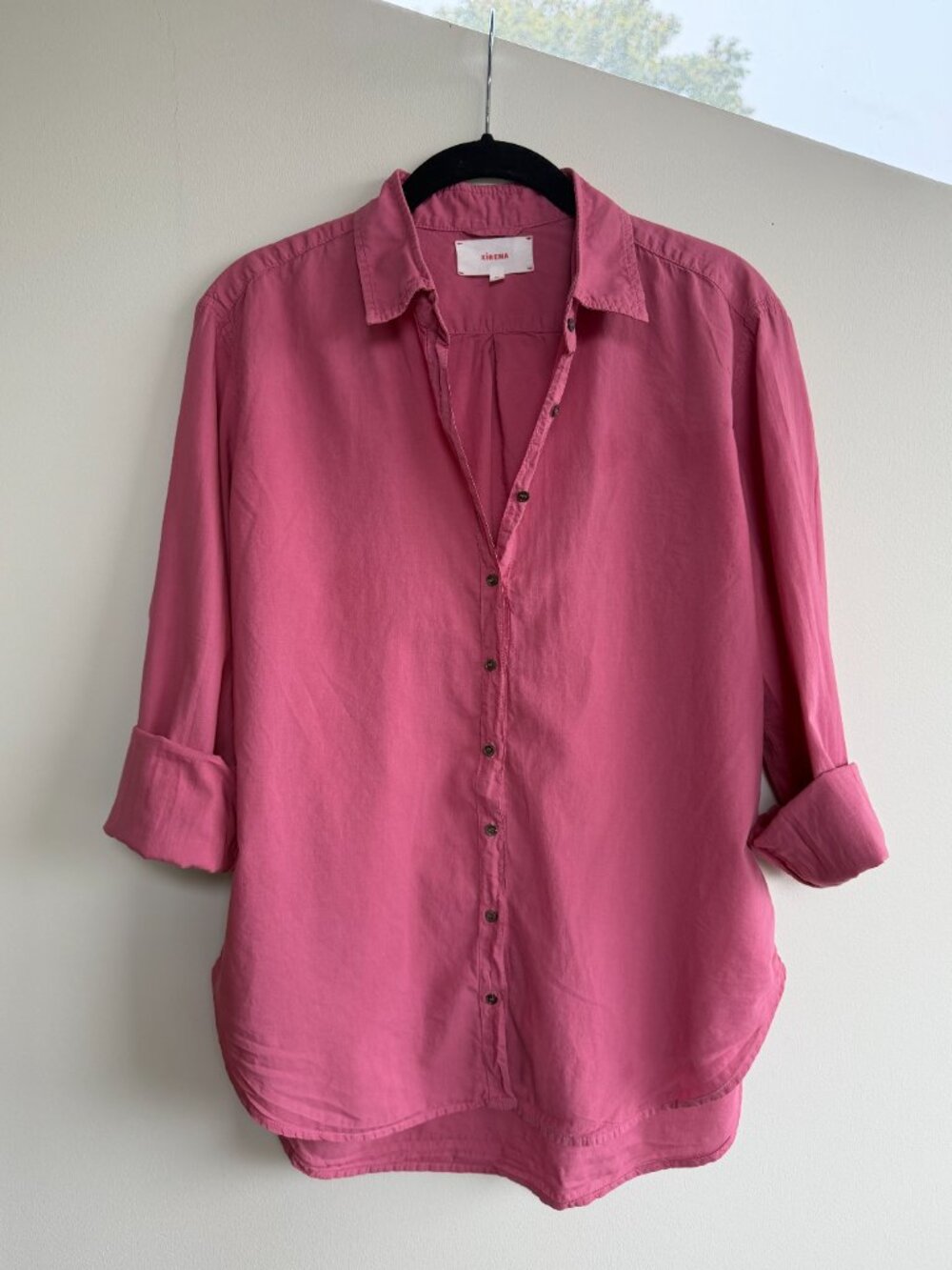 XíRENA Beau Shirt Size XS in Dusty Pink